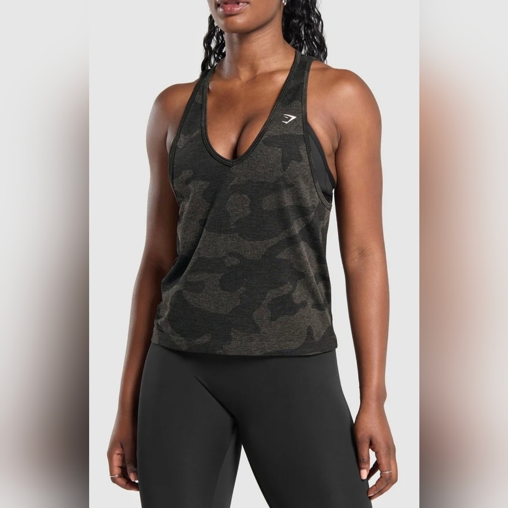 GYMSHARK Adapt Camo Seamless Tank